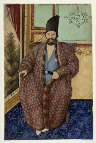 Portrait d'Ardashir Mirza, gouverneur de Téhéran (1853-1856), image 4/4