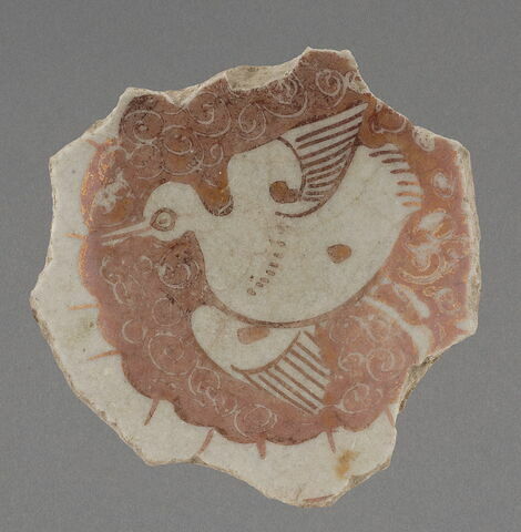 Base de coupe sur piédouche à l'oiseau, image 1/1