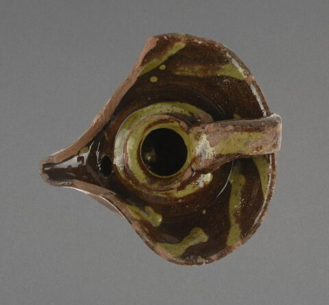 Lampe à huile en forme de panier, image 1/1