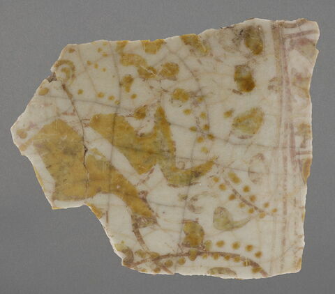 Fragment de paroi d'un récipient de 
