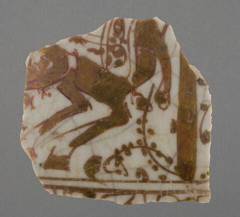 Fragment de paroi d'un récipient de 