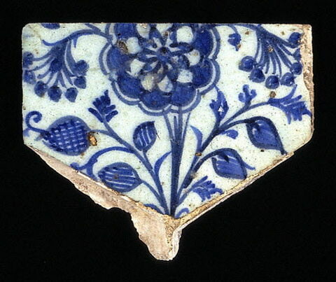 Carreau hexagonal à décor floral, image 3/3