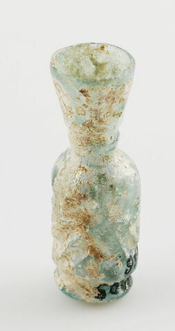 Petit flacon cylindrique à haut col évasé, image 1/1