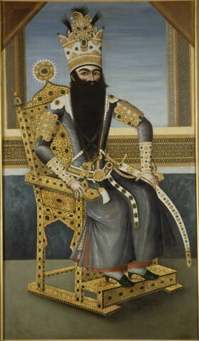 Portrait de Fath Ali Shah, image 2/2