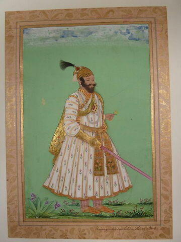 Portrait de Shivaji, chef des Mahrattes