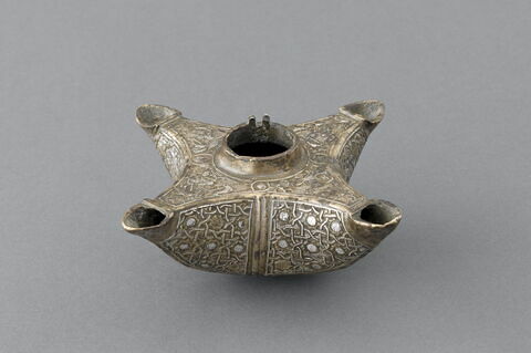 Lampe à huile à quatre becs, image 3/10