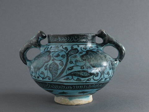 Pot aux anses en forme de félins, image 3/5