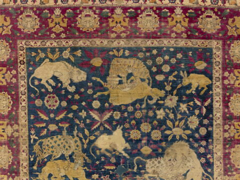 Tapis de trône aux combats d'animaux fantastiques, image 5/19