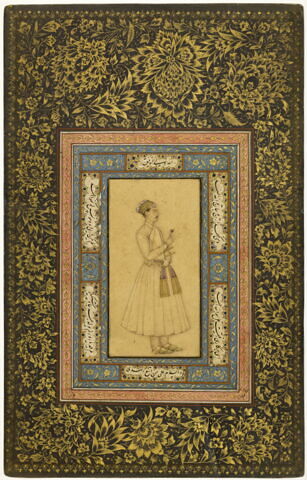 Portrait d'homme tenant une fleur, image 1/2