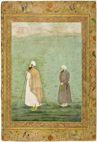 Portrait d'un Shaykh et de son serviteur