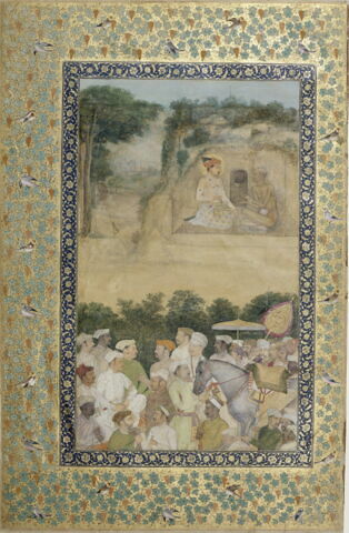 Visite de Jahangir à l'ascète Jadrup, image 2/2