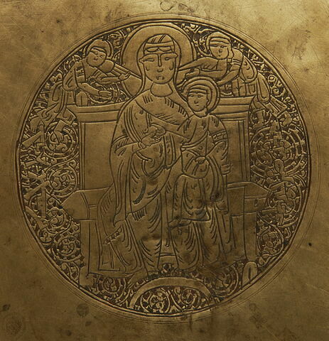Merouha (flabellum) à la Vierge à l'enfant, image 12/13