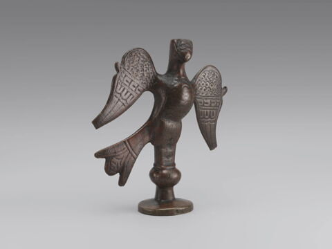 Élément de préhension pour couvercle en forme d'aigle aux ailes déployées, image 1/5