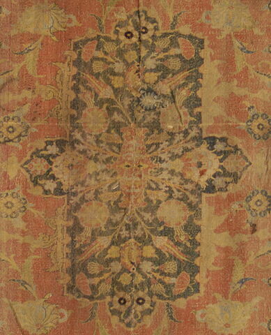 Tapis de cour ottoman à médaillon en cartouche, image 5/8