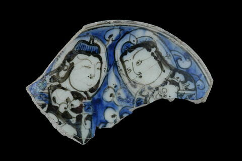 Fragment de coupe aux deux personnages, image 3/4