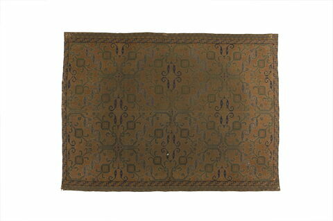 Tapis à décor régulier de grenats stylisés, image 1/2
