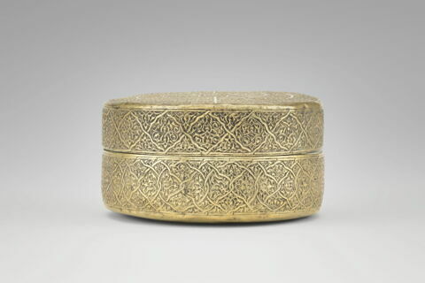 Boîte cylindrique à décor rayonnant, image 2/6