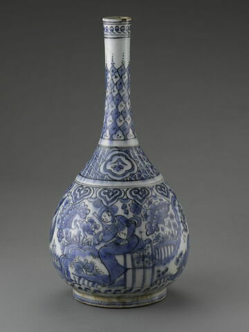 Bouteille à décor de personnage et de dragon, image 3/7