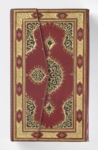 Reliure à rabat à médaillon à appendices et décor de tchis, de fleurettes et de rinceaux, image 2/11