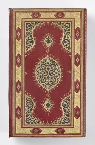 Reliure à rabat à médaillon à appendices et décor de tchis, de fleurettes et de rinceaux, image 6/11