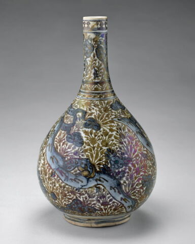 Bouteille à décor de paysage sinisant, image 2/6