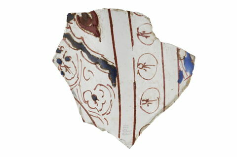 Fragment d'objet en verre