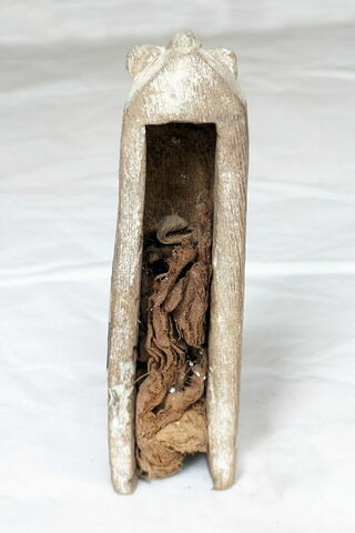 figurine d'Osiris à l'obélisque ; sarcophage miniature, image 4/4