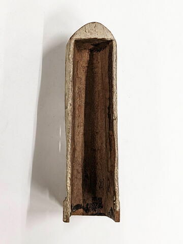 figurine d'Osiris à l'obélisque ; sarcophage miniature, image 3/6