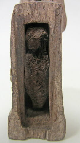 figurine ; cercueil miniature ; élément momifié, image 3/5