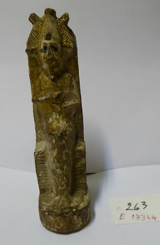 figurine d'Osiris à l'obélisque