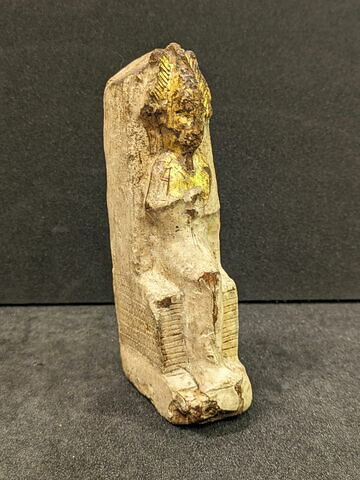 sarcophage miniature ; figurine d'Osiris à l'obélisque, image 1/5