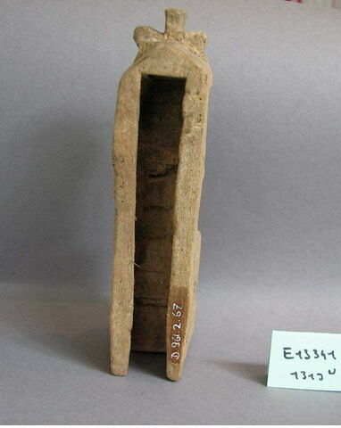 figurine d'Osiris à l'obélisque ; sarcophage miniature, image 3/4