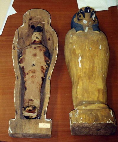 cercueil miniature ; pseudo-momie
