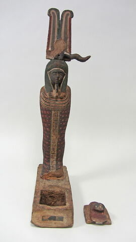 statue de Ptah-Sokar-Osiris ; figurine d'oiseau akhem ; élément momifié, image 6/14
