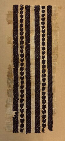 tissu ; bande décorative d'habillement
