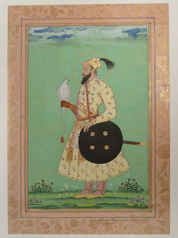 Portrait du prince Muazzam, Shah Alam, image 3/3