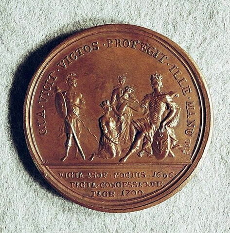 Médaille : Paix de 1700 ou « traité de Constantinople ».