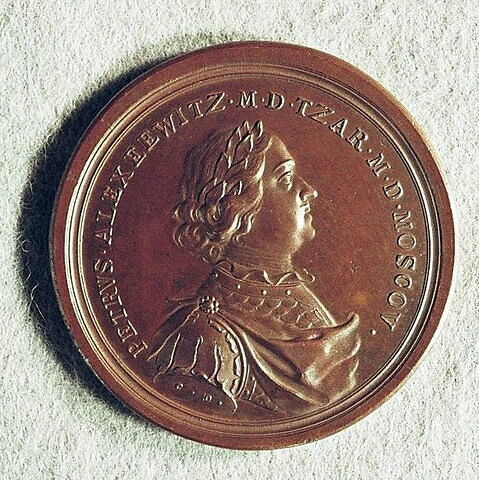Médaille : Navigation ouverte dans la Baltique, 1705., image 2/2