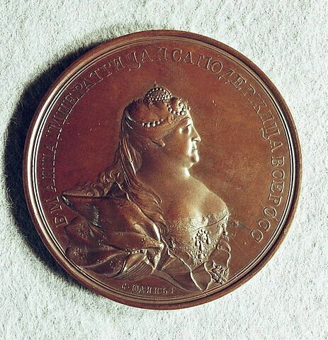 Médaille : Paix avec les Turcs, 1739., image 2/2