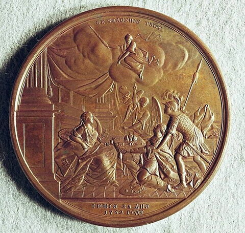 Médaille : Accession au trône de Catherine II, 1762.