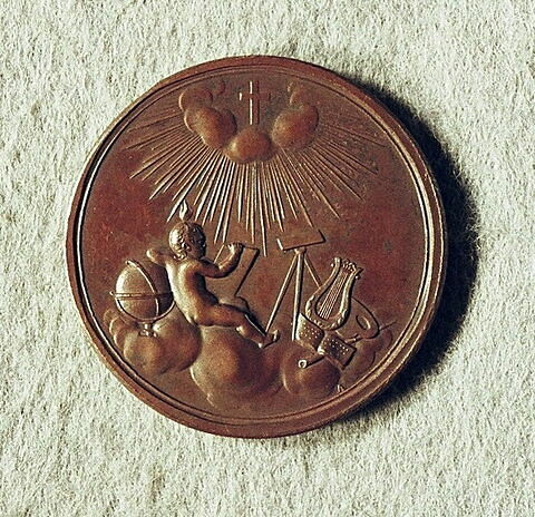 Médaille : Sciences et arts, non daté., image 2/2
