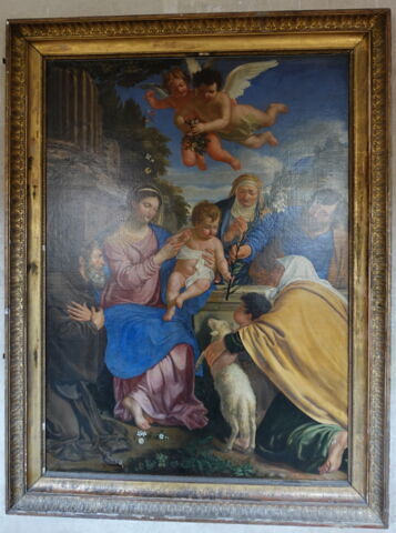 Sainte Famille avec Saint François de Paule