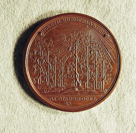 Médaille : Médaille aux agronomes, non daté.