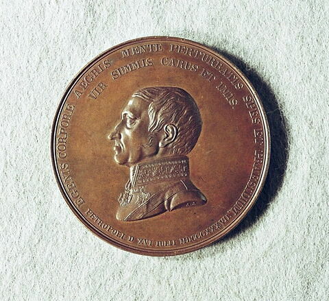 Médaille : Pour les cinquante ans d’exercice du docteur Rühl, 1837., image 2/2