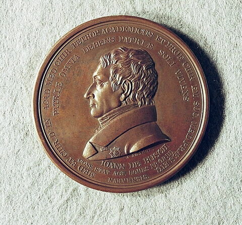 Médaille : Cinquante ans d’exercice du médecin Jean de Busch, 1840., image 2/2