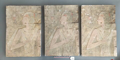 Moulages d'un relief du temple d'Hatchepsout à Deir el-Bahari