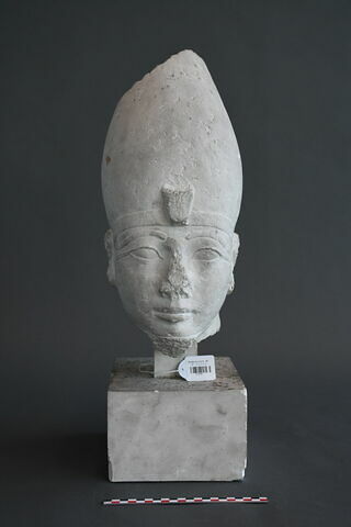moulage ; statue  ; Moulage d'une tête royale Louvre E 10969