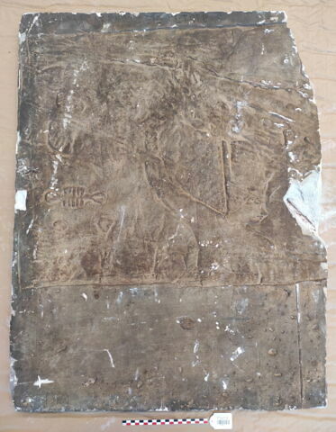 Moulage dun relief du Ouadi Maghara, Chéops