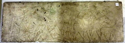 moulage ; relief ; Moulage d'une scène du mastaba de Ti