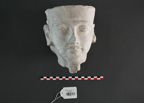 moulage ; statue  ; Moulage de la tête d'Amon de Bruxelles MRAH E. 5698